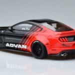 Ford Mustang S550 LB Works Liberty Walk Advan GT Spirit 1:18 KJ035 Smola - image 5 of 6