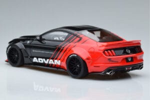 Ford Mustang S550 LB Works Liberty Walk Advan GT Spirit 1:18 KJ035 Smola – slika 5 od 6
