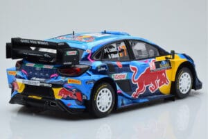 Ford Puma Rally1 WRC #7 P-L. Loubet / N. Gilsoul Rally Sweden 2023 IXO 1:18 18RMC154B Kovina – slika 2 od 6