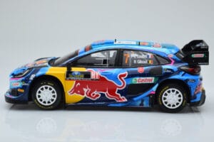 Ford Puma Rally1 WRC #7 P-L. Loubet / N. Gilsoul Rally Sweden 2023 IXO 1:18 18RMC154B Kovina – slika 3 od 6