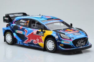 Ford Puma Rally1 WRC #7 P-L. Loubet / N. Gilsoul Rally Sweden 2023 IXO 1:18 18RMC154B Kovina – slika 4 od 6