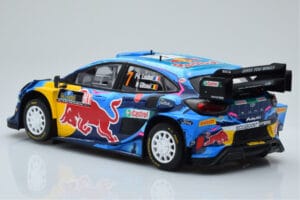 Ford Puma Rally1 WRC #7 P-L. Loubet / N. Gilsoul Rally Sweden 2023 IXO 1:18 18RMC154B Kovina – slika 5 od 6