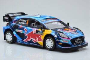 Ford Puma Rally1 WRC #8 O. Tanak / M. Jarveoja Winner Rally Sweden 2023 IXO 1:18 18RMC154A Kovina – slika 4 od 6