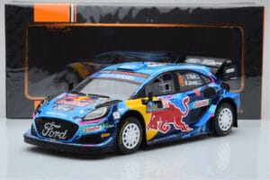 Ford Puma Rally1 WRC #8 O. Tanak / M. Jarveoja Winner Rally Sweden 2023 IXO 1:18 18RMC154A Kovina – slika 6 od 6