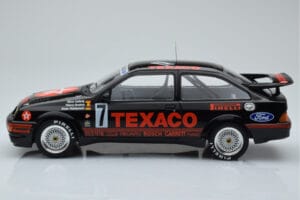 Ford Sierra RS500 Cosworth Texaco #7 K. Ludwig / K. Niedzwiedz / T. Boutsen 24 Hours of Spa 1987 IXO 1:18 18RMC051B Kovina – slika 3 od 6