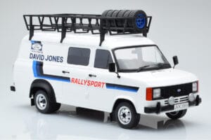 Ford Transit Mk2 Van Team David Jones Rally Assistance IXO 1:18 18RMC033XE Kovina – slika 4 od 6