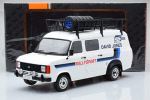 Ford Transit Mk2 Van Team David Jones Rally Assistance IXO 1:18 18RMC033XE Kovina – slika 6 od 6