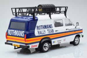 Ford Transit Mk2 Van Team Rothmans Rally Assistance IXO 1:18 18RMC057XE Kovina – slika 2 od 6