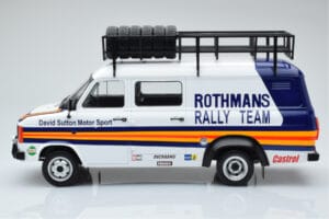 Ford Transit Mk2 Van Team Rothmans Rally Assistance IXO 1:18 18RMC057XE Kovina – slika 3 od 6