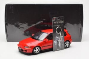 Honda Civic EG6 VTEC Rdeča LCD 1:18 LCD18018-RE Kovina – slika 11 od 11