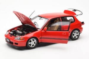 Honda Civic EG6 VTEC Rdeča LCD 1:18 LCD18018-RE Kovina – slika 3 od 11