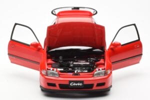 Honda Civic EG6 VTEC Rdeča LCD 1:18 LCD18018-RE Kovina – slika 5 od 11