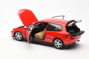 Honda Civic EG6 VTEC Rdeča LCD 1:18 LCD18018-RE Kovina – slika 8 od 11