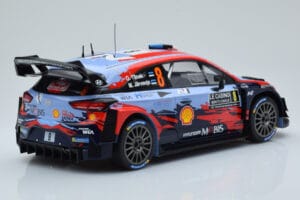 Hyundai i20 Coupe WRC #8 O. Tanak / M. Jarveoja Rally Monte Carlo 2020 IXO 1:18 18RMC067C Kovina – slika 2 od 6
