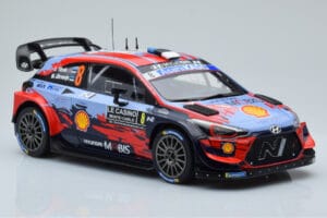 Hyundai i20 Coupe WRC #8 O. Tanak / M. Jarveoja Rally Monte Carlo 2020 IXO 1:18 18RMC067C Kovina – slika 4 od 6