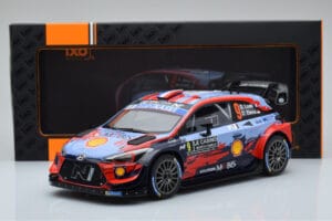 Hyundai i20 Coupe WRC #9 S. Loeb / I. Galmiche Rally Monte Carlo 2020 IXO 1:18 18RMC067B Kovina – slika 6 od 6