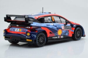 Hyundai i20 N Rally1 #8 O. Tanak / M. Jarveoja Rally Monte Carlo 2022 IXO 1:18 18RMC113 Kovina – slika 2 od 6