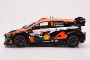Hyundai i20 N Rally1 #11 T. Neuville / M. Wydaeghe Rally Croatia 2023 IXO 1:18 18RMC160A Kovina – slika 3 od 6