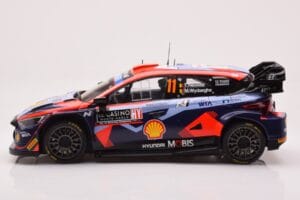 Hyundai i20 N Rally1 #11 T. Neuville / M. Wydaeghe Rally Monte Carlo 2023 IXO 1:18 18RMC153A Kovina – slika 3 od 6