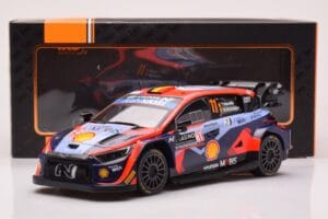 Hyundai i20 N Rally1 #11 T. Neuville / M. Wydaeghe Rally Monte Carlo 2023 IXO 1:18 18RMC153A Kovina – slika 6 od 6