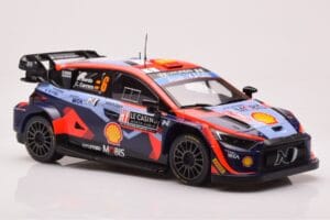 Hyundai i20 N Rally1 #6 D. Sordo / C. Carrera Rally Monte Carlo 2023 IXO 1:18 18RMC153B Kovina – slika 4 od 6
