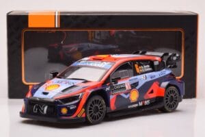 Hyundai i20 N Rally1 #6 D. Sordo / C. Carrera Rally Monte Carlo 2023 IXO 1:18 18RMC153B Kovina – slika 6 od 6