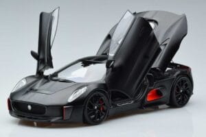 Jaguar C-X75 Črn Almost Real 1:18 810605 Kovina – slika 2 od 7