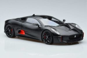 Jaguar C-X75 Črn Almost Real 1:18 810605 Kovina – slika 5 od 7