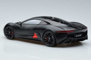 Jaguar C-X75 Črn Almost Real 1:18 810605 Kovina – slika 6 od 7