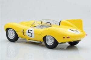 Jaguar D-Type #5 Ecurie Nationale Belge 24 Hours of Le Mans 1956 CMR 1:18 CMR143 Kovina – slika 5 od 6