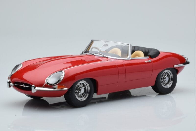 Jaguar E-Type Series 1 Roadster Rdeč KK-Scale 1:18