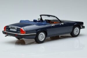 Jaguar XJS V12 Kabriolet Modra Metalik Omejena Izdaja Norev 1:18 182636 Kovina – slika 2 od 6