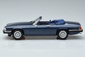 Jaguar XJS V12 Kabriolet Modra Metalik Omejena Izdaja Norev 1:18 182636 Kovina – slika 3 od 6