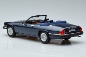 Jaguar XJS V12 Kabriolet Modra Metalik Omejena Izdaja Norev 1:18 182636 Kovina – slika 5 od 6