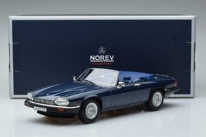 Jaguar XJS V12 Kabriolet Modra Metalik Omejena Izdaja Norev 1:18 182636 Kovina – slika 6 od 6