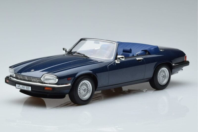Jaguar XJS V12 Kabriolet Modra Metalik Omejena Izdaja Norev 1:18 182636 Kovina