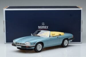 Jaguar XJS V12 Kabriolet Svetlo Modra Metalik Norev 1:18 182635 Kovina – slika 6 od 6