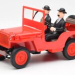 Jeep Willys Tintin 2 Figurici UT Models 1:18