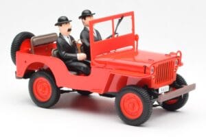 Jeep Willys Tintin 2 Figurici UT Models 1:18 180150000 Kovina – slika 4 od 6