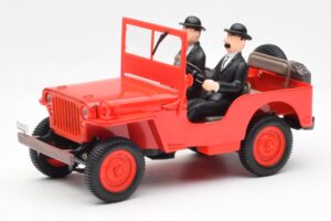 Jeep Willys Tintin 2 Figurici UT Models 1:18