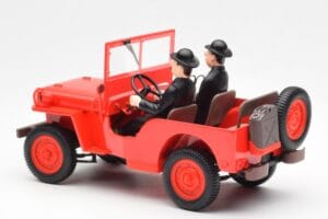 Jeep Willys Tintin 2 Figurici UT Models 1:18 180150000 Kovina – slika 5 od 6