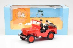 Jeep Willys Tintin 2 Figurici UT Models 1:18 180150000 Kovina – slika 6 od 6