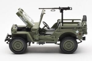 Jeep Willys MB US Army D-Day 1944 Norev 1:18 189016 Kovina – slika 6 od 10