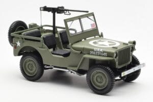 Jeep Willys MB US Army D-Day 1944 Norev 1:18 189016 Kovina – slika 8 od 10