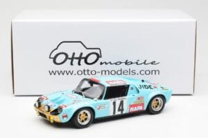 Jide 1600S Gr.4 #14 J. Ragnotti / Jaubert Criterium des Cevennes 1972 Otto 1:18 OT287 Smola – slika 6 od 6