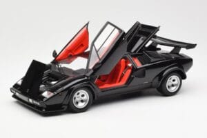 Lamborghini Countach LP 5000 Quattrovalvole Črn Kyosho 1:18 08320BK Kovina – slika 2 od 8