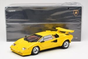 Lamborghini Countach LP 5000 Quattrovalvole Rumen Kyosho 1:18 08320Y Kovina – slika 8 od 8