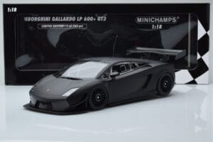 Lamborghini Gallardo LP600+ GT3 Mat Črna Minichamps 1:18 151111100 Kovina – slika 6 od 6
