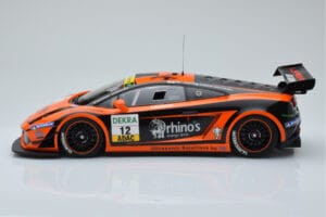 Lamborghini Gallardo LP600+ GT3 Rhinos Leipert Motorsport #12 A. Petrishin / D. Leiper ADAC GT Masters 2011 Minichamps 1:18 1 – slika 3 od 6