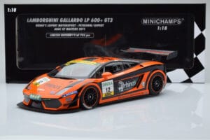 Lamborghini Gallardo LP600+ GT3 Rhinos Leipert Motorsport #12 A. Petrishin / D. Leiper ADAC GT Masters 2011 Minichamps 1:18 1 – slika 6 od 6